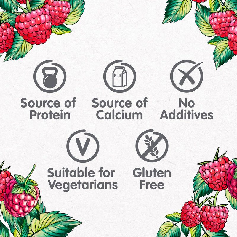 Creamy Raspberry Yogurt with Real Fruit 350g