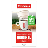 Rombouts compostable one cup coffee medium roast 10x70g , imported from the UK