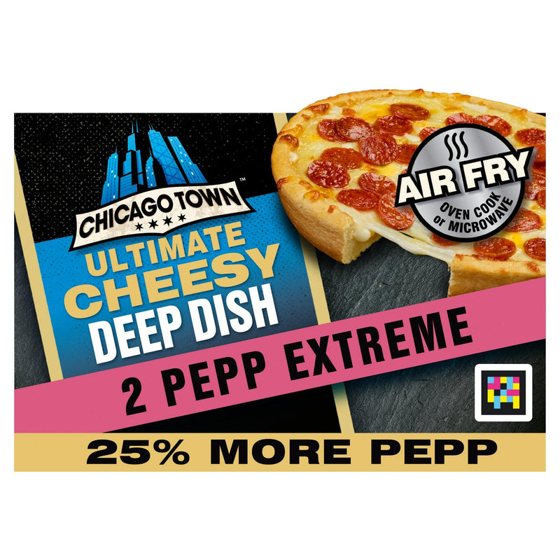 Chicago Town deep dish pepperoni pizza 326g - British product