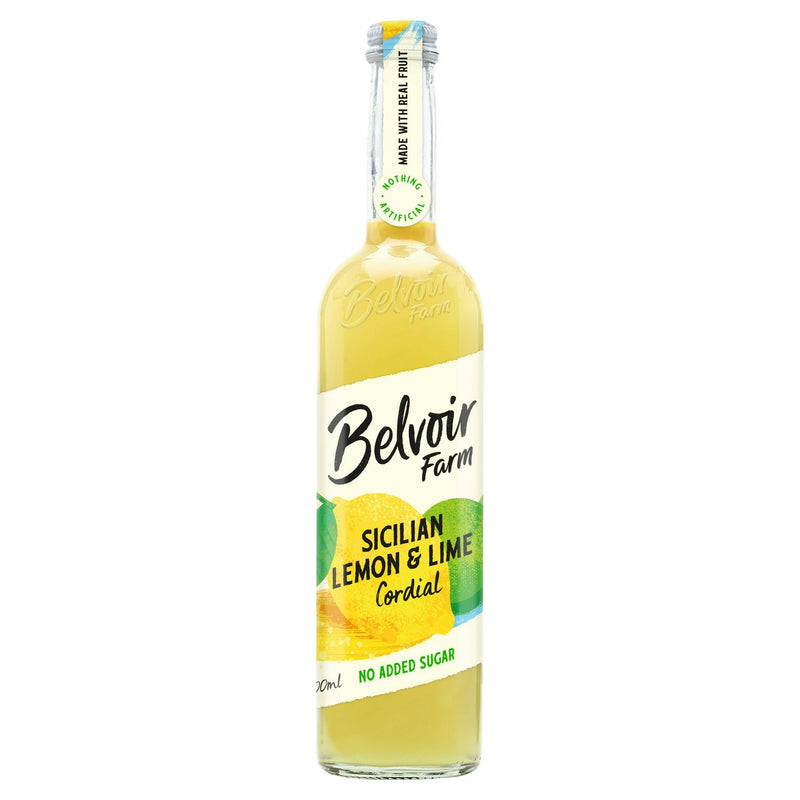 Belvoir Farm lemon lime cordial 500ml - British product