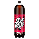 Dr Pepper Zero Sugar Cola 2 Litre Bottle - British product