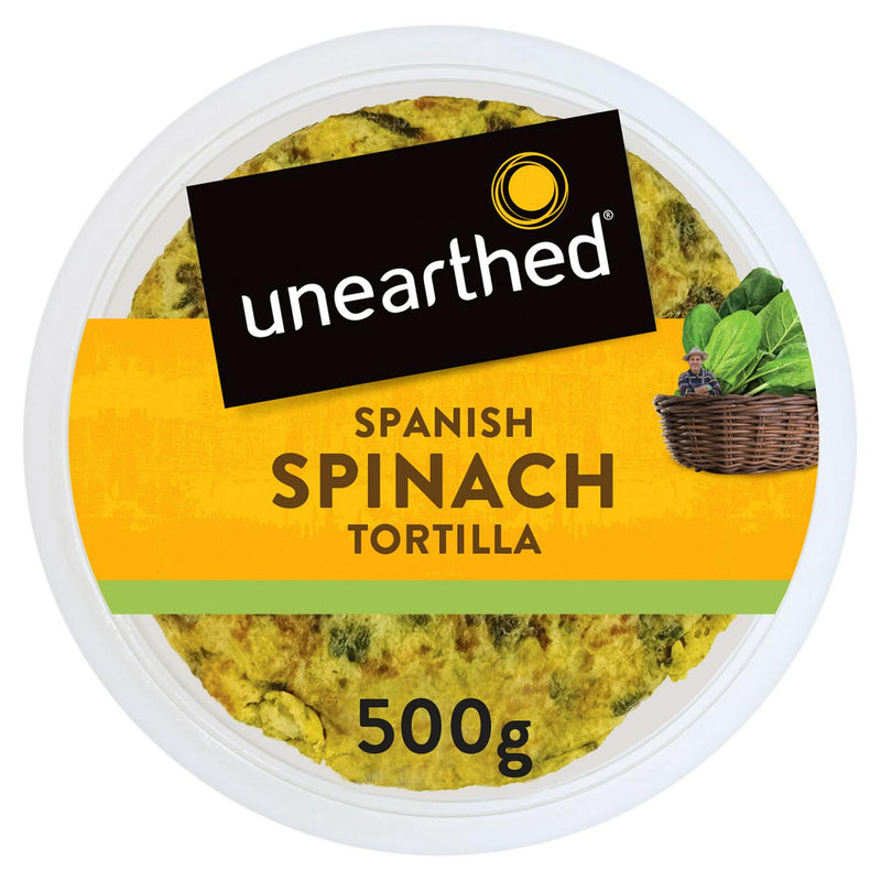 Unearthed Spanish Spinach Tortilla 500g tray (British brand)