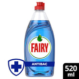 Fairy antibacterial washing up liquid eucalyptus 520ml - British product