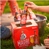 Madri Excepcional Premium Lager 12 x 330ml, imported from the UK