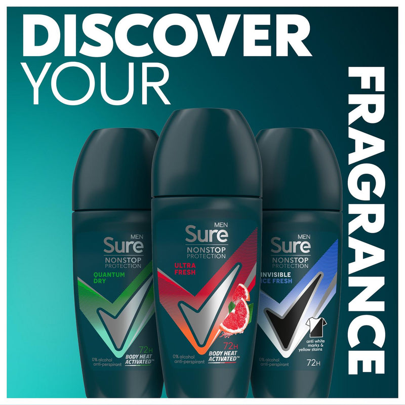 Men's Anti-Perspirant Deodorant Roll-On with 72-Hour Protection 50ml
