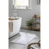 Habitat Cotton Deep Pile Bath Mat White 80x50cm, UK version