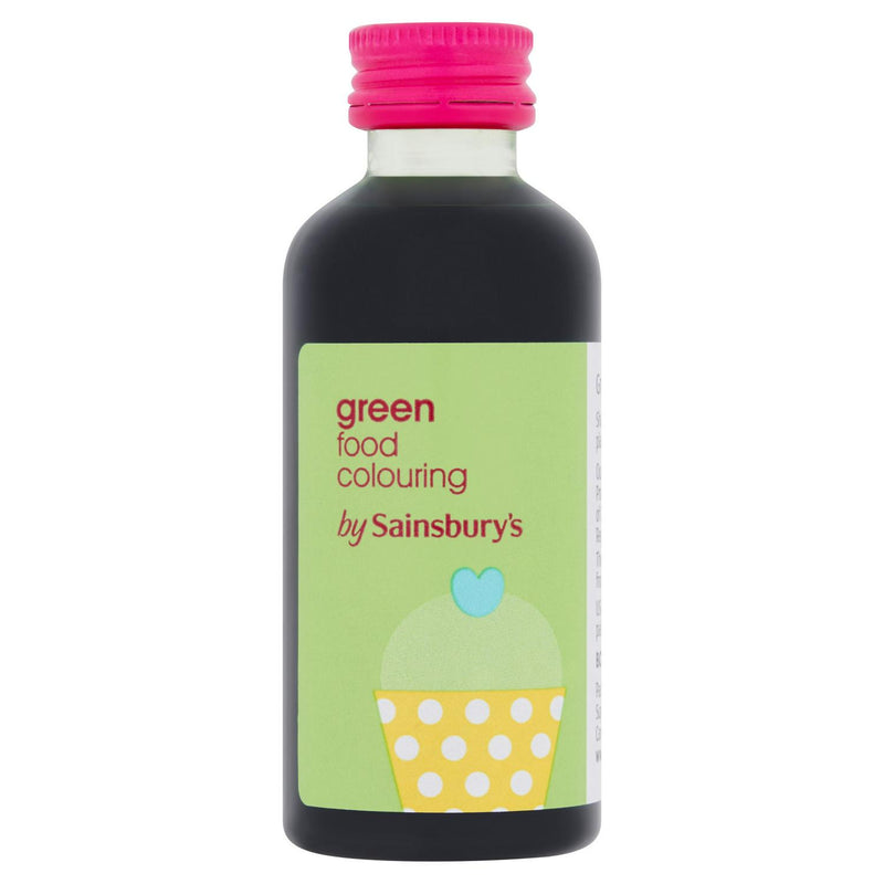 Sainsbury's Green Food Colouring 60ml (British brand)