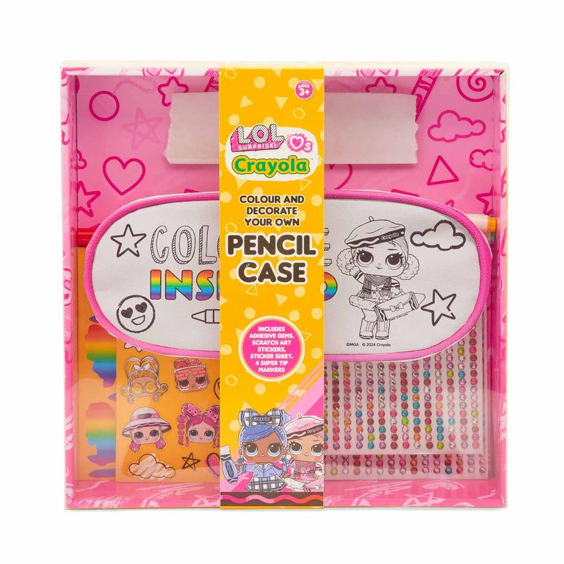L.O.L. Surprise! Loves Crayola Surprise DIY Pencil Case Kit