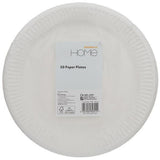Sainsbury's Home Pack of 50 Paper Plates - White