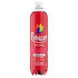 Rubicon Sparkling Water Black Cherry Raspberry 500ml, imported from the UK