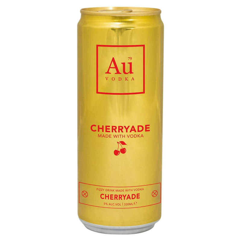 Au Vodka Cherryade fizzy drink 330ml - British product
