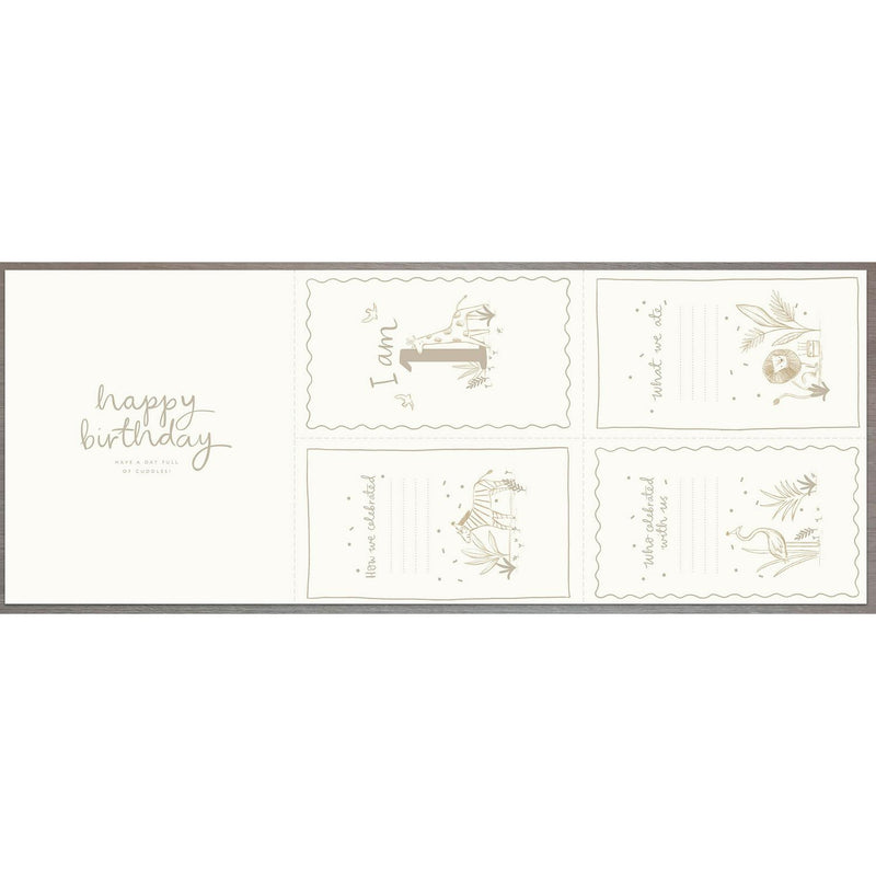 Sainsbury's elephant birthday card 15.9 x 18.4cm (British brand)
