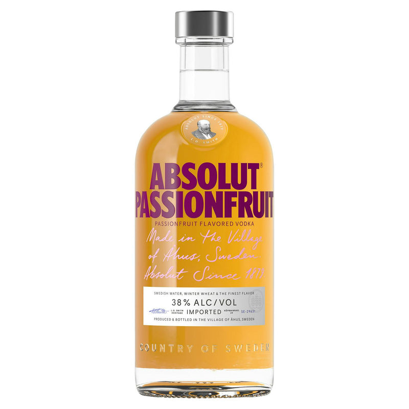 Absolut passionfruit flavoured vodka 70cl - British product