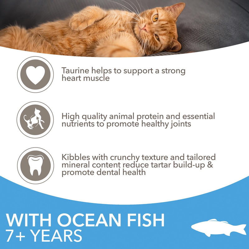 IAMS Vitality Senior Dry Cat Food with Ocean Fish 800g, UK version