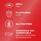 Durex Play strawberry lubricant gel 100ml - British product