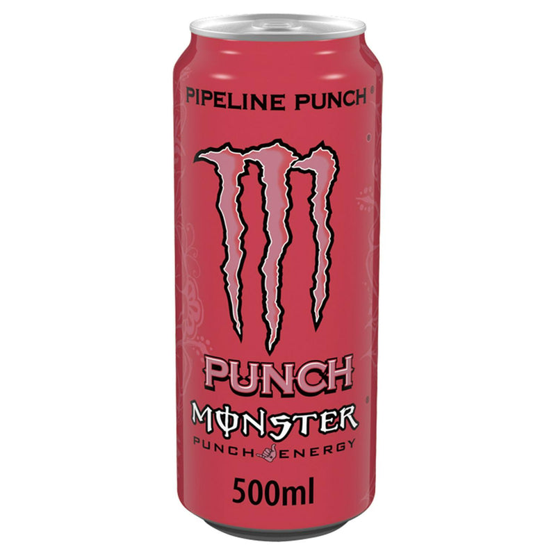Monster Energy Pipeline Punch 500ml, imported from the UK