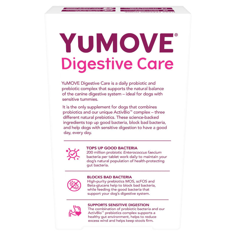 YuMove Digestive Care dog supplement tablets x60 (British brand)