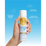 Bondi Sands Face SPF 50+ Fragrance Free Sunscreen Mist 79ml (British brand)