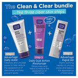 Clean & Clear dual action face moisturiser oil-free 100ml - British product