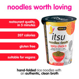 Itsu Spicy Ramen Rice Noodles Pot 64g, UK version