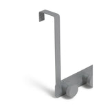 Habitat Over Door Set 5 Grey Chrome Hooks, UK version