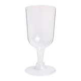 Sainsbury's Home reusable clear plastic wine glasses pack of 10 170ml (British brand)