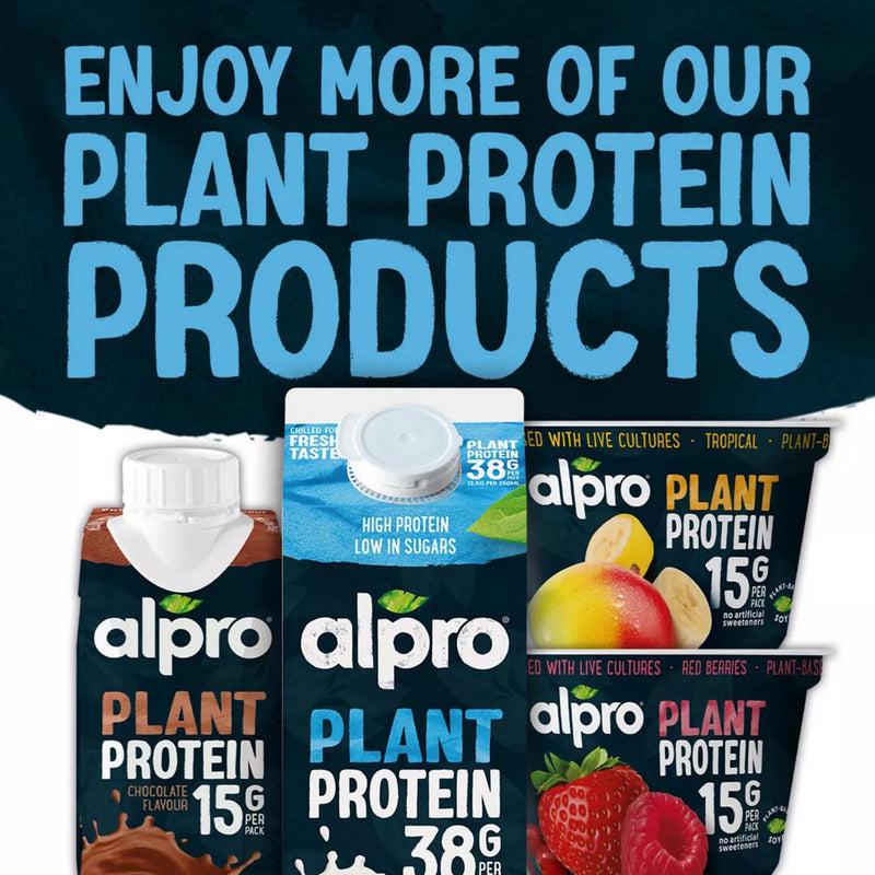 Alpro Plant Protein Soya Drink Plain 1L - British product
