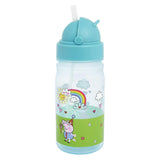 Official Peppa Pig water bottle 400ml with straw, imported from the UK