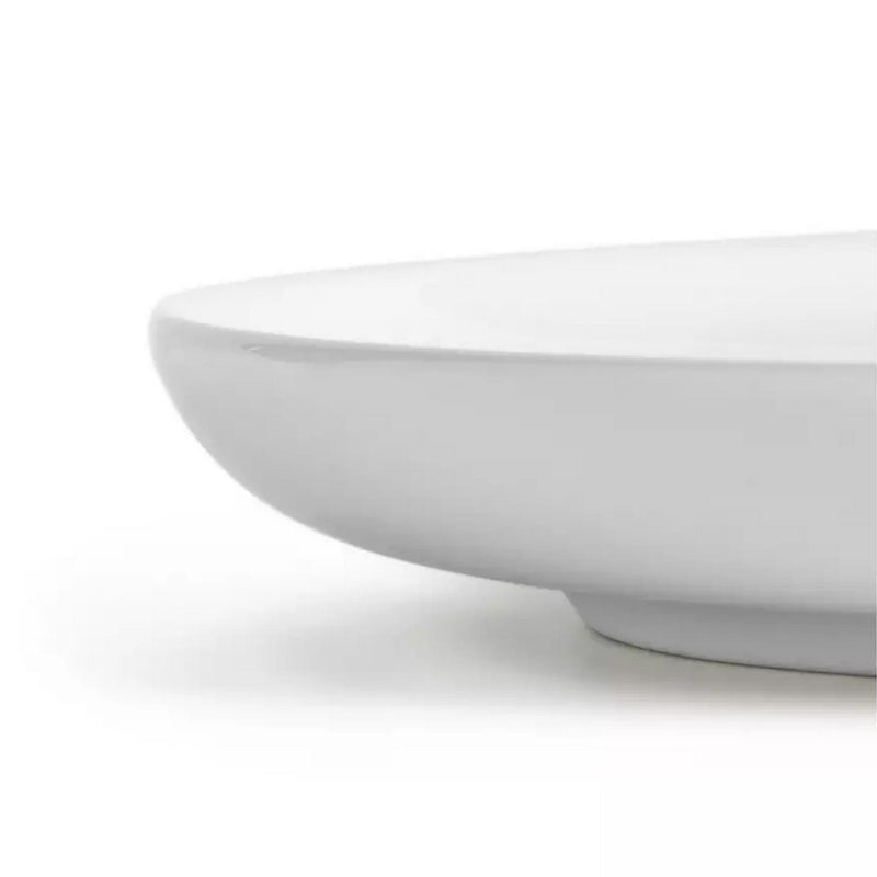 Habitat Riko Oval Porcelain Serving Platter - White