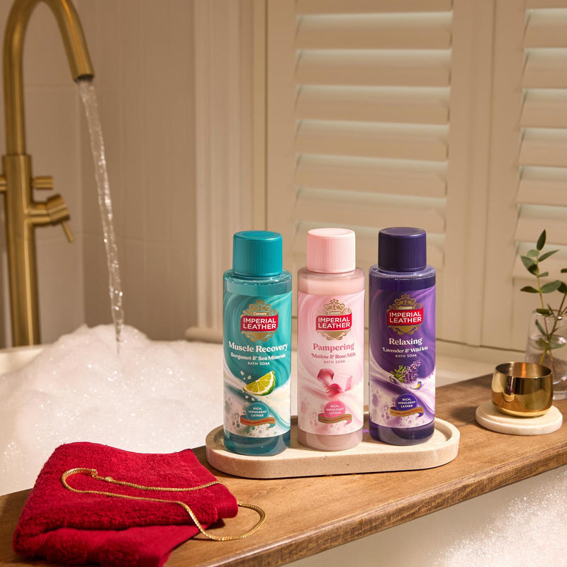 Imperial Leather Relaxing Bath Soak 850ml, imported from the UK