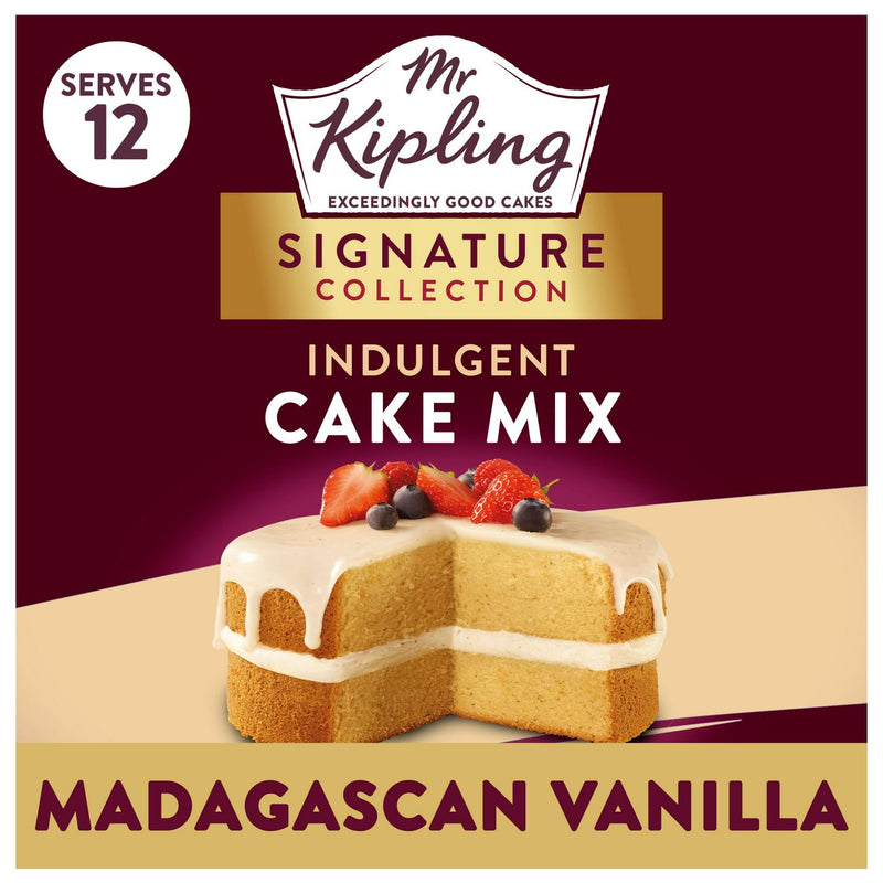 Mr Kipling Signature Collection Madagascan Vanilla Indulgent Cake Mix 425g