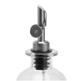 Habitat glass oil pourers set with acacia wood stand, 0.5L, UK version