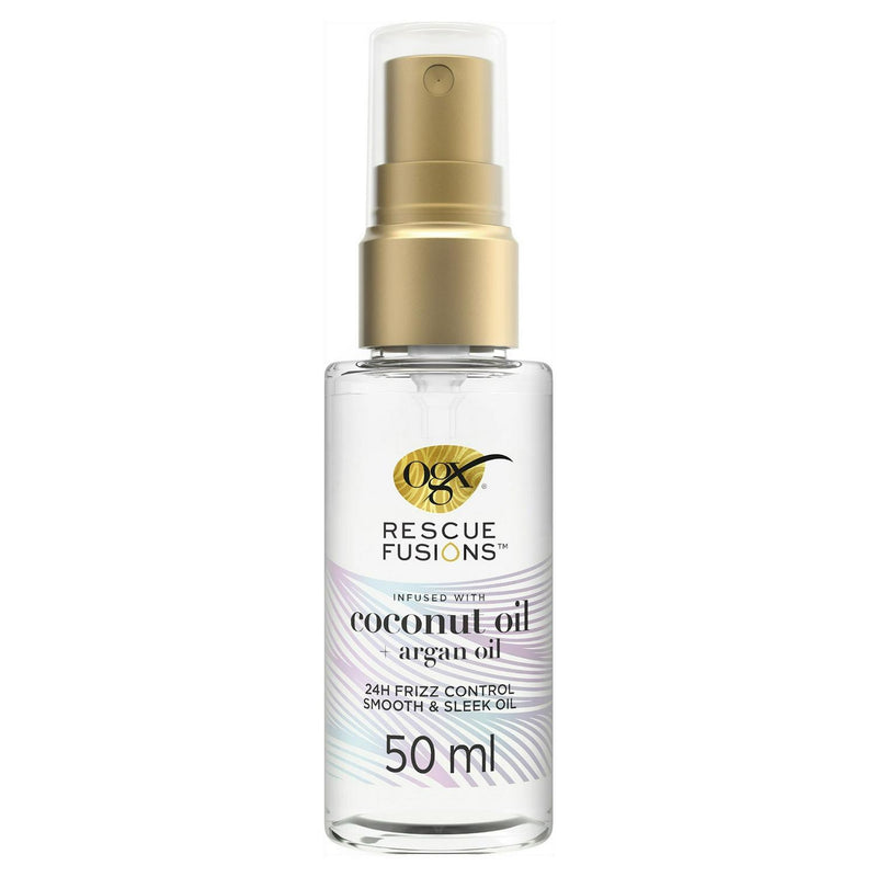 Ogx Rescue Fusions 24hr Frizz Control Smooth & Sleek Oil 50ml