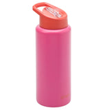 Pink Stainless Steel Sipper 1L Drink Container (British brand)