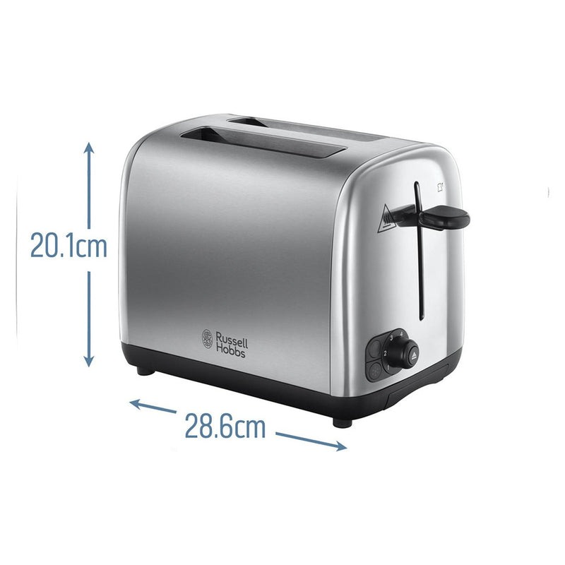 Russell Hobbs 2 Slice Brushed St/Steel Toaster 24081