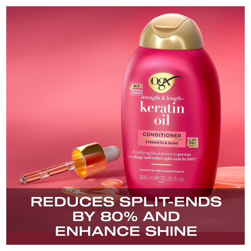 OGX Anti Breakage Keratin Conditioner for Dry Hair 385ml