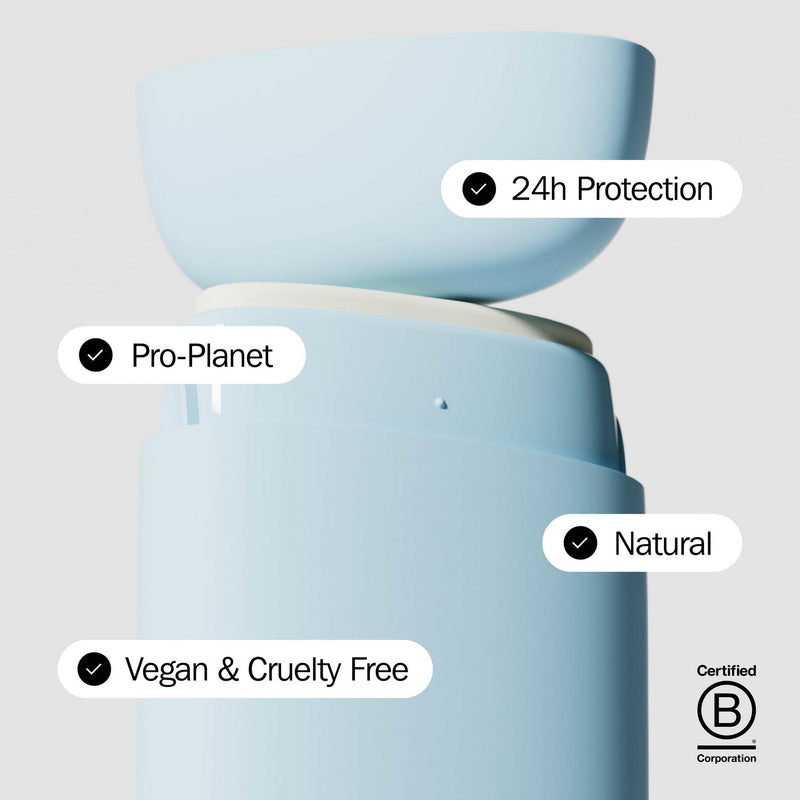 Fussy Refillable Natural Deodorant Wavy Days 40g - British product