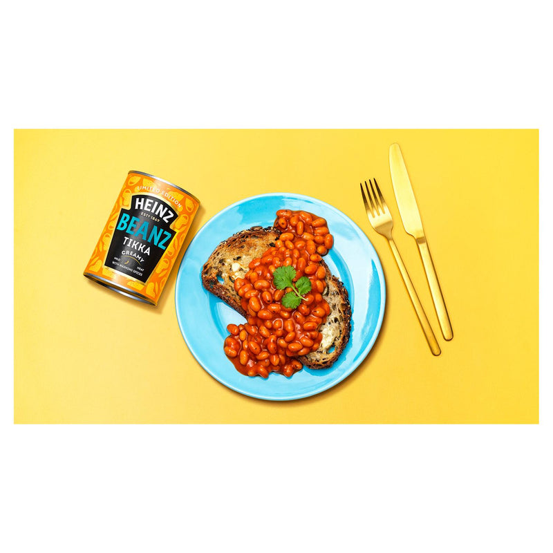 Heinz Baked Beans Tikka Masala Style 390g Tin, UK version