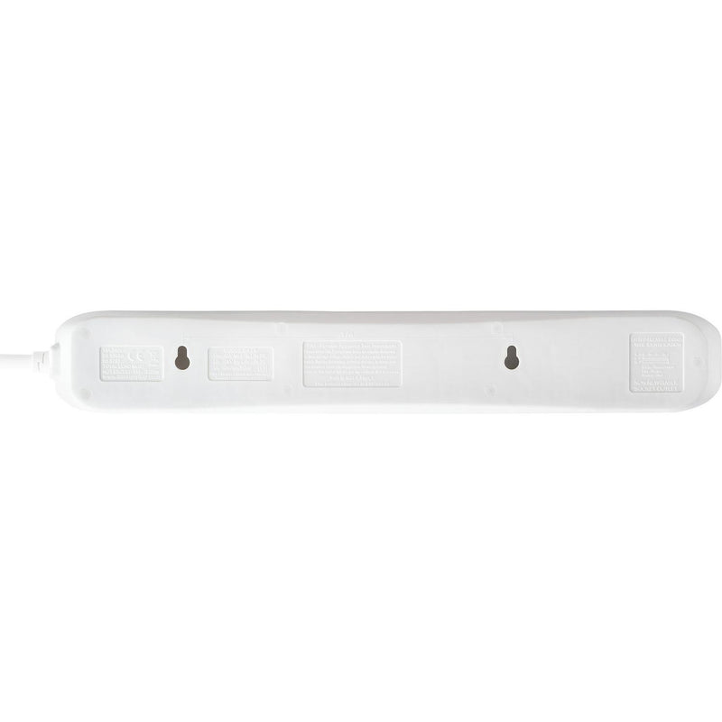 Masterplug 6 Socket Extension Surge Protected 2m, imported from the UK