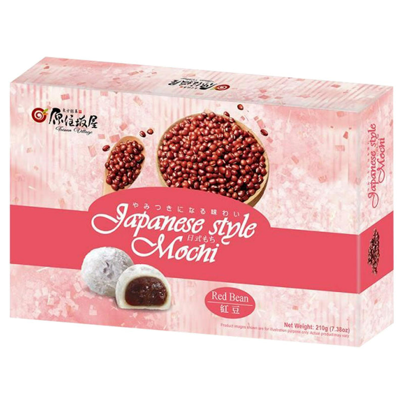 Japanese Style Vegan Mochi Red Bean 210g, UK version