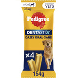 Pedigree Dentastix Large Dog Treats 154g, imported from the UK