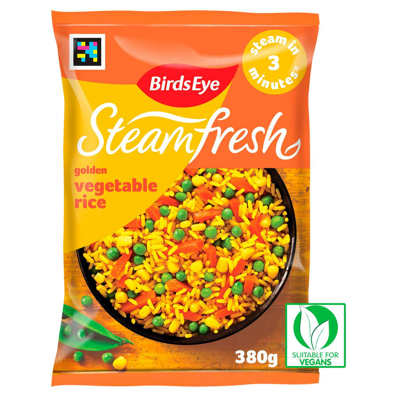 Birds Eye golden vegetable rice 380g x2 - British product