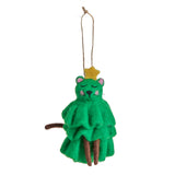 Felt Cat Christmas Tree Decoration
