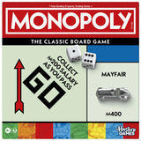 Hasbro Monopoly Classic Board Game 26.7cm box, UK version