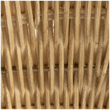 Habitat Rattan Wave Basket 18x35x35cm, UK version