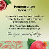 Twinings green tea pomegranate 40g, imported from the UK