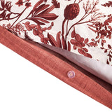Sainsbury's Home Country Foilage Print Bedding Set - Burgundy