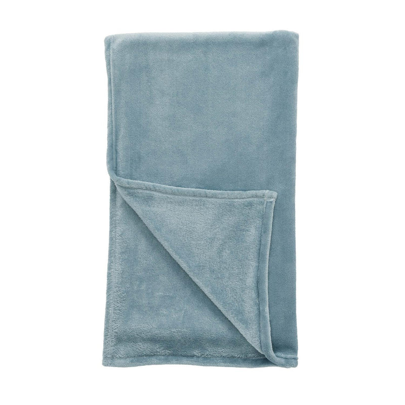 Sainsbury's Home Rustic Blue fleece throw 125 x 150cm (British brand)
