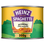 Heinz spaghetti and Richmond sausages tomato sauce 200g, UK version