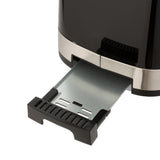 Cookworks illuminated black 2 slice toaster - British product
